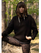 SWEAT LEA Sweatshirt à capuche noir -  SWEATSHIRT & VESTE