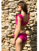 BOTTOM MELISSANDRE Bright pink ruffled swimsuit bottom -  Two-piece swimsuit
