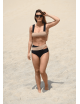 BOTTOM MARINE Black and beige swimsuit bottoms -  Two-piece swimsuit