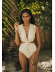 DORO 1 piece swimsuit gold draped and twisted -  One-piece swimsuit