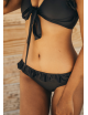 HIGH MELISSANDRE Black ruffled swimsuit top -  Two-piece swimsuit