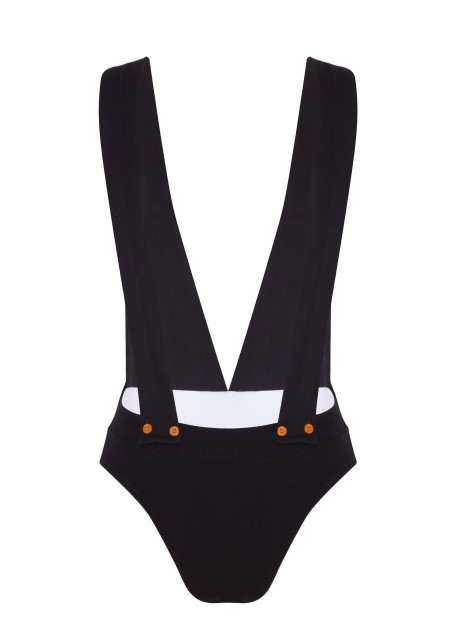 CESAR One-piece swimsuit in black -  Maillot de bain prix doux