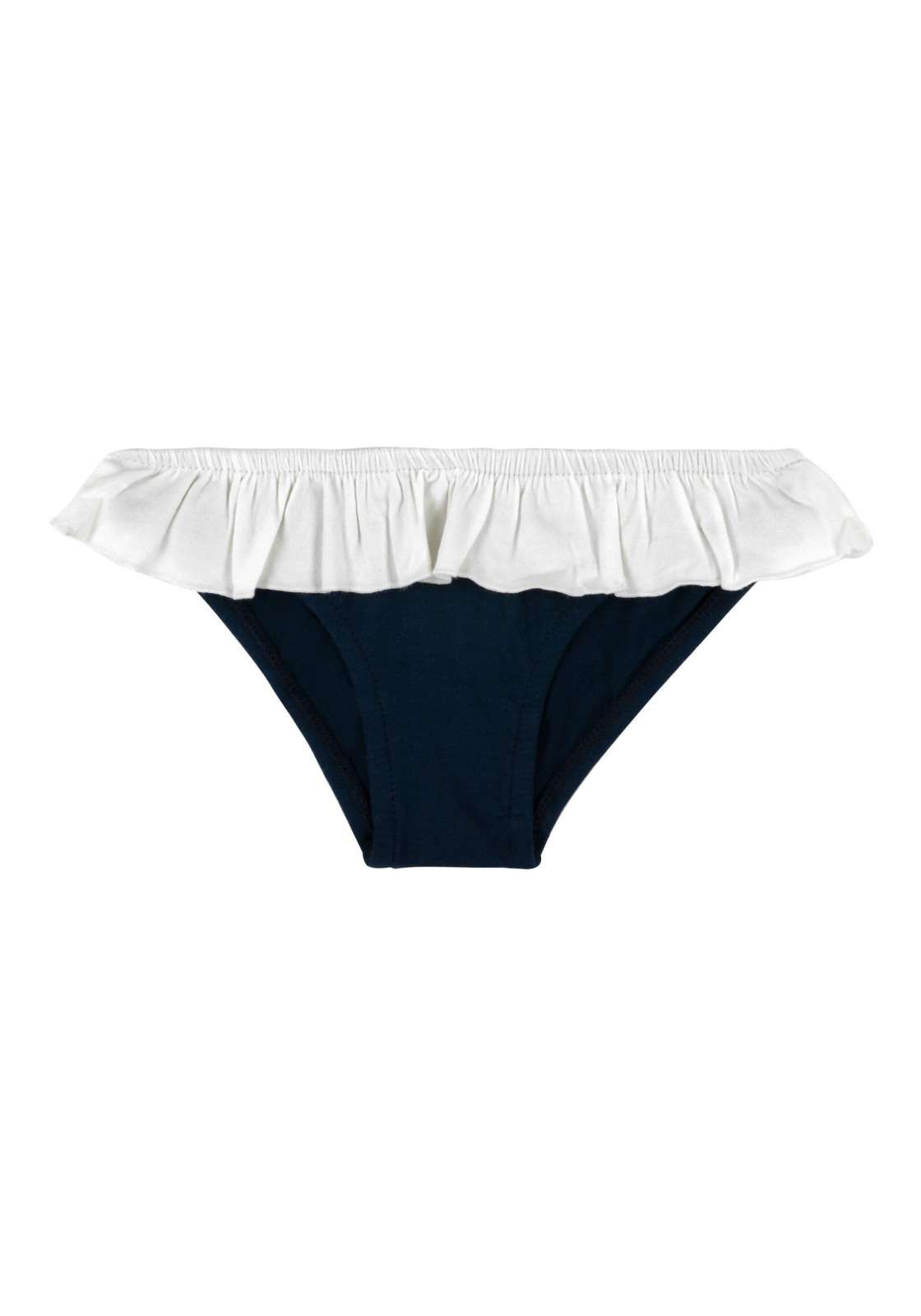 Swimsuit panties for girl iris and white ruffles Colour Iris - White Child  age 6 Colour Iris - White Child age 6