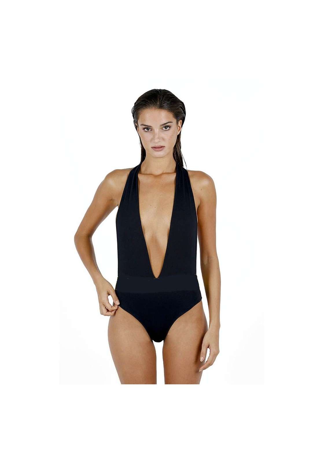 CESAR One-piece swimsuit in black -  Maillot de bain prix doux