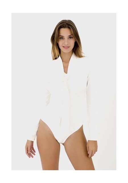 ELSA Bodysuit in white in organic cotton -  Bodysuits
