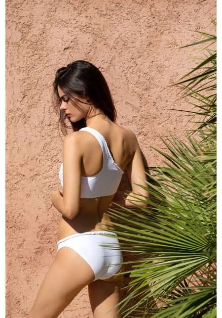 TOP CONSTANCE Bikini top in white -  Maillot de bain prix doux