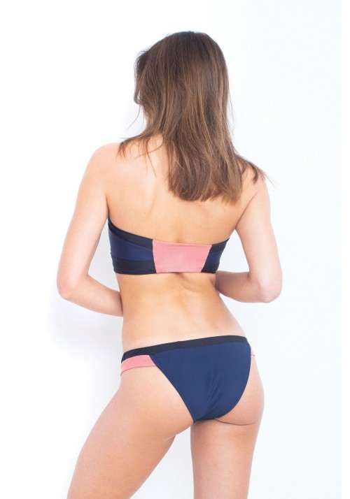 BRIEFS AURELIE Bikini briefs in navy blue, black and pink -  Sweet Price Swimwear