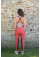 MARION Rust, black and azure sport legging -  OUTLET SPORT