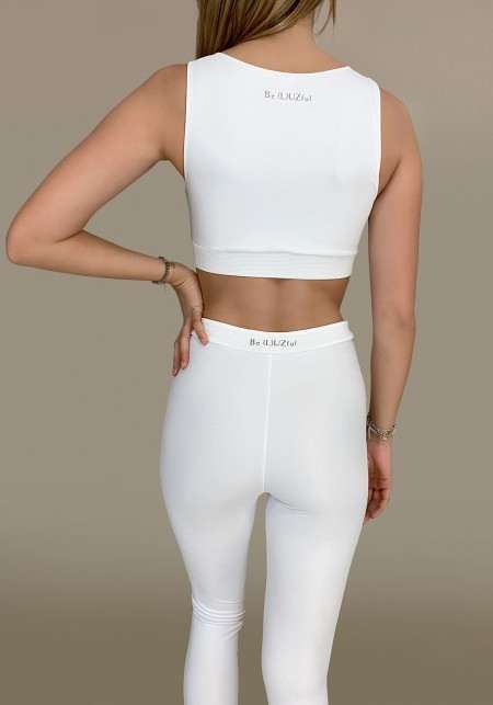 ELISE White sport bra -  Active wear