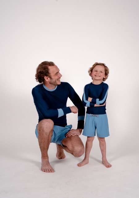 ELIOTT MEN Men's blue swimsuit -  maillot de bain homme