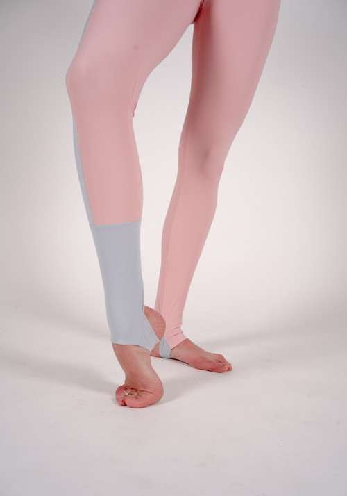 PALOMA Legging de sport rose et gris -  Cloud collection