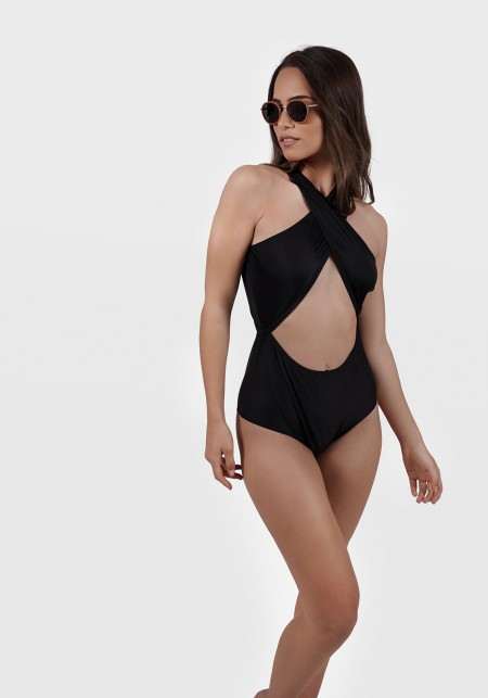 CHLOE Black one-piece swimsuit -  Maillot de bain prix doux