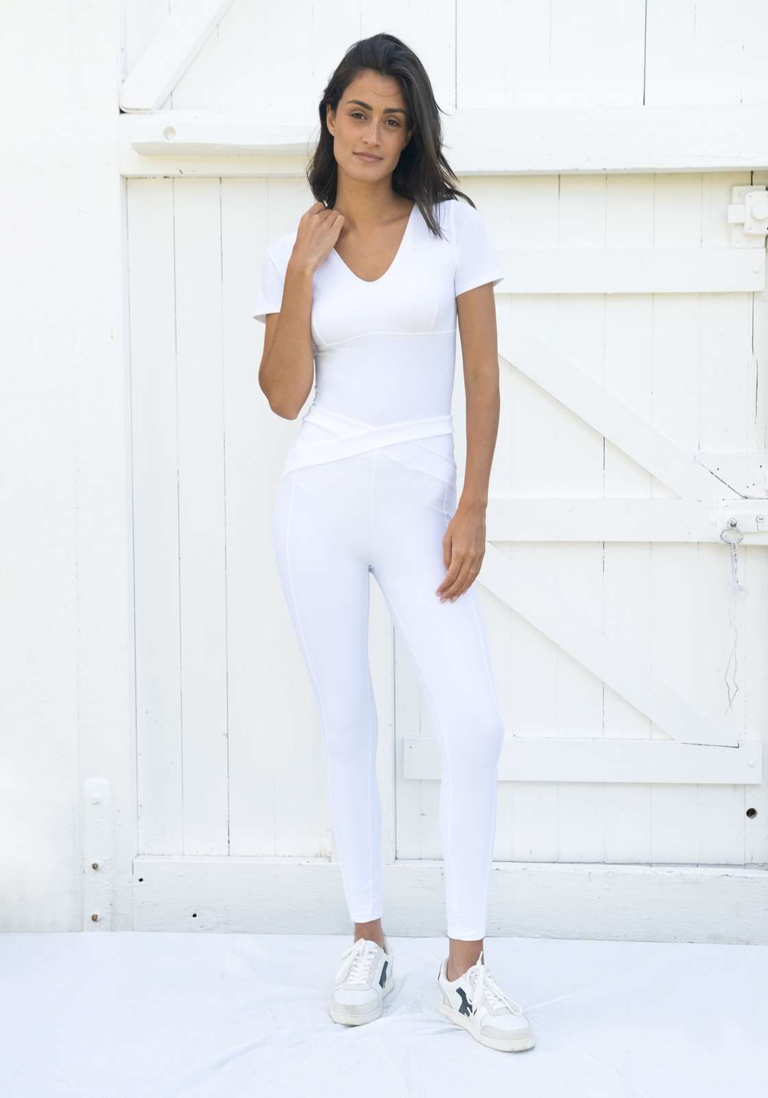 LUCILE White sport legging -  Active wear
